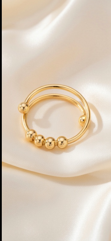 Bague anti tresse bille