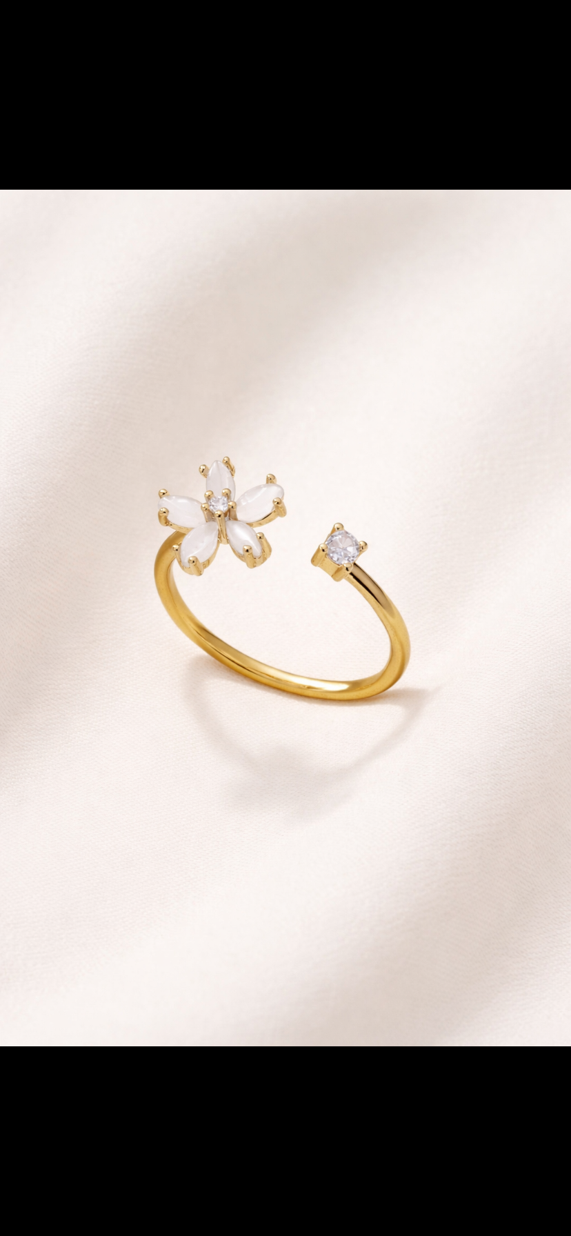 Bague fleur