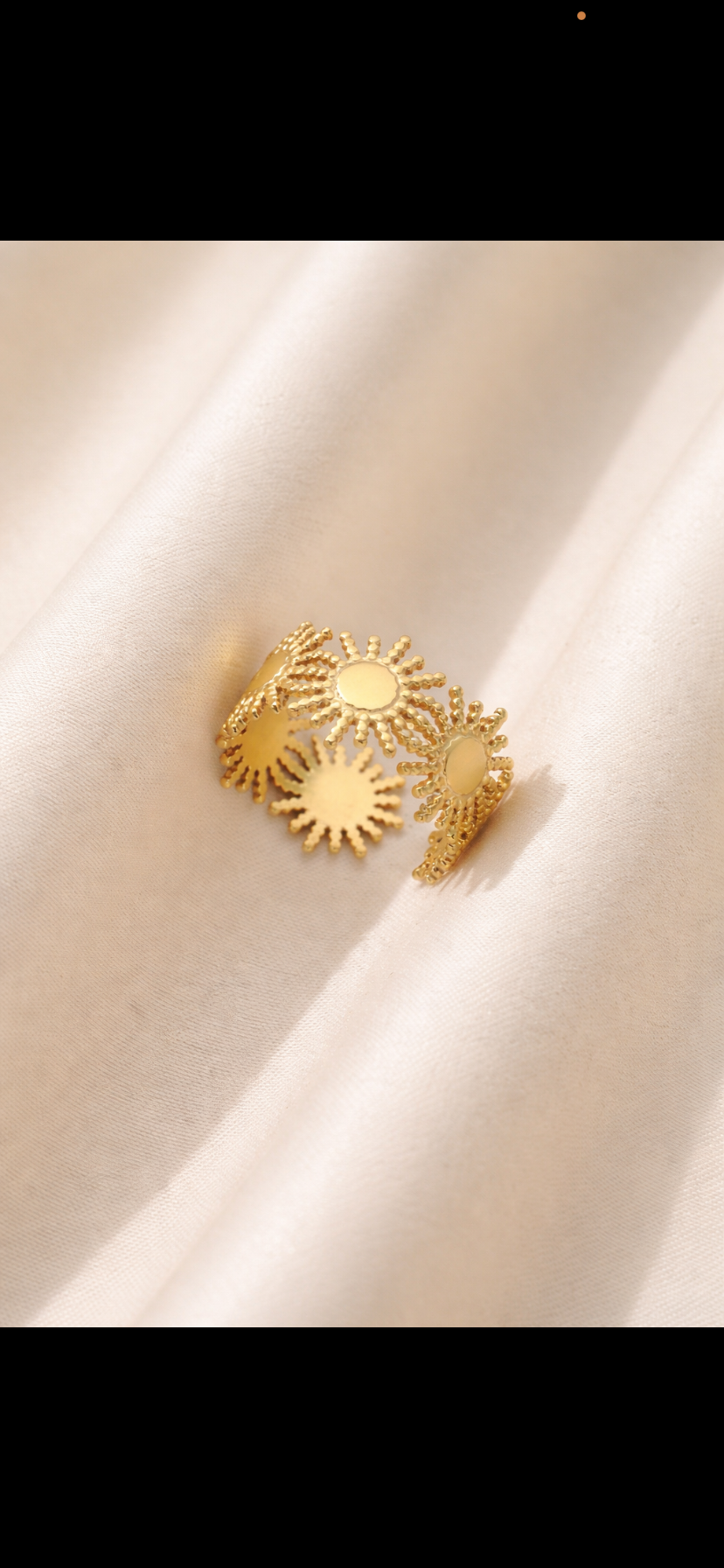 Bague soleil